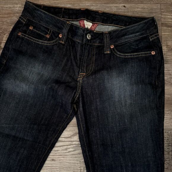 Lucky Brand Dark Blue Lola Boot Cut Jeans Size 4/27 - Picture 3 of 9
